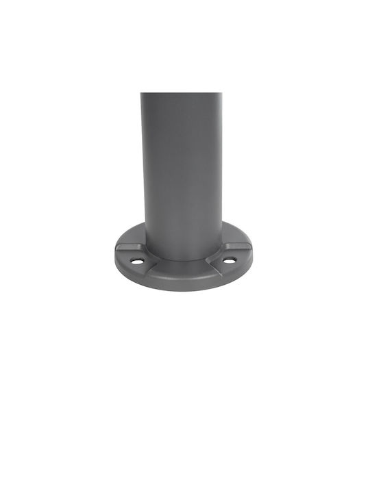 GloboStar Outdoor Small Post Floor Lamp IP65 For E27 Bulb Gray
