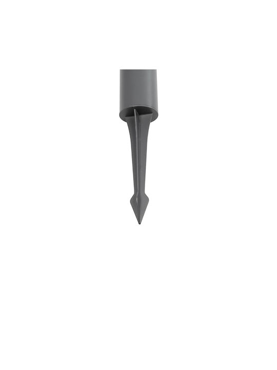 GloboStar Outdoor Small Post Floor Lamp IP65 For E27 Bulb Gray