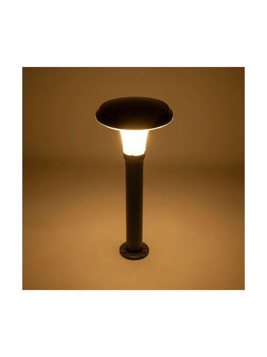 GloboStar Outdoor Small Post Floor Lamp IP65 For E27 Bulb Gray