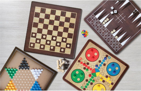 Gf033 Ambassador Craftsman Spielhaus Deluxe Holz Brettspiele Klassische Spiele