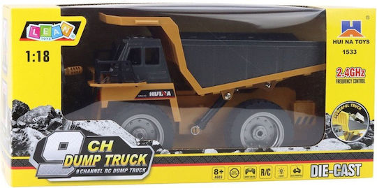 Lean Toys Remote Control Радиоуправляемо Камион Жълт