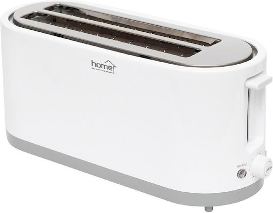 Toaster 4 Schlitze 1400W Weiß