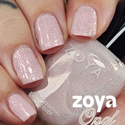 Zoya Holographic Top Coat Long Lasting Quick Dry Pink Opal 15ml