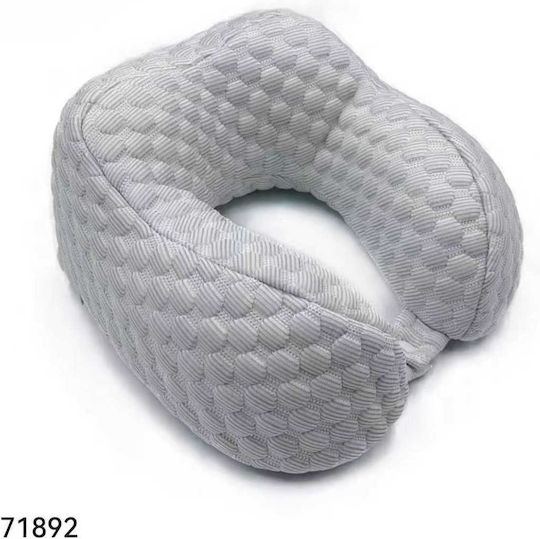 Memory Foam Travel Pillow 28x24x10cm Gray