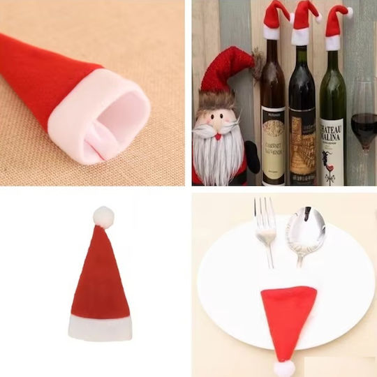 Panora Weihnachtlich Flasche Stoff Rot