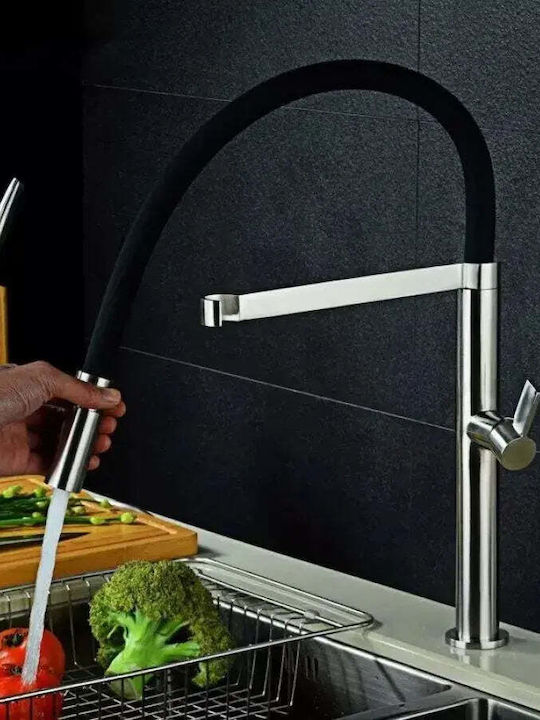 Korman Technik Μπαταρία Κουζίνας Πάγκου Γκρι Korman Technik Μπαταρία Κουζίνας Πάγκου Γκρι