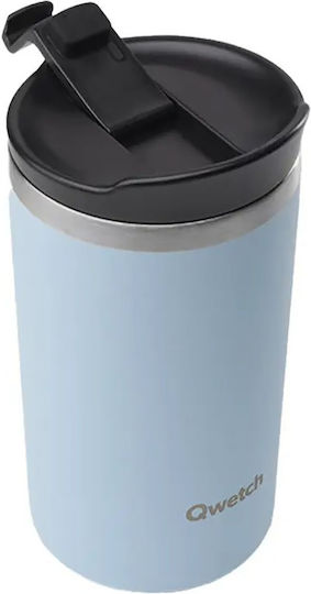 Qwetch Ποτήρι Θερμός Ανοξείδωτο BPA Free 470ml Qwetch Γαλάζιο
