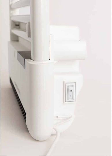 Create Șină electrică pentru prosoape 1000W 115.5x51.5cm Alb
