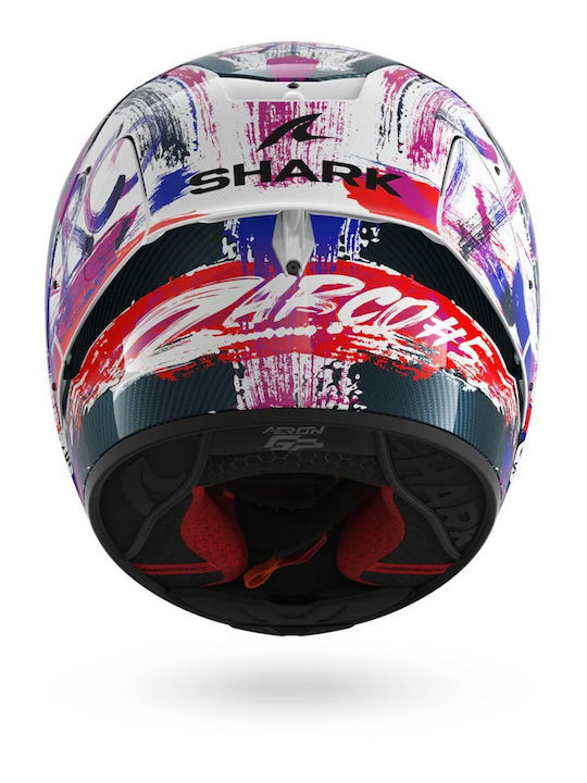 Shark Aeron GP Racing Replica Zarco Signature Motorcycle Helmet Full Face ECE 22.06 FIM 1410g with Pinlock
