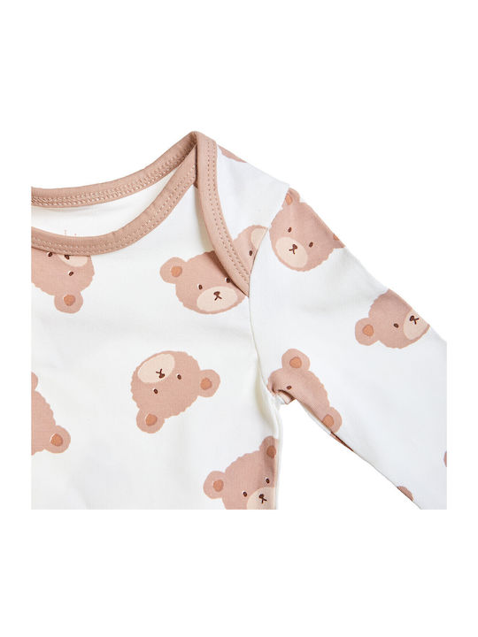 Tender Comforts Baby Bodysuit Set Long-Sleeved Multicolour 3pcs
