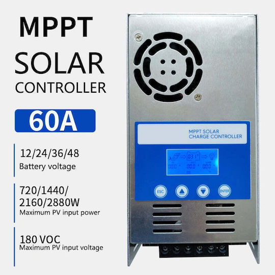 Mppt Solarladeregler 60a Taggo LCD Bildschirm Automatisches Laden 12v-48v Kompatibel mit Pv Panels Bis Zu 190vdc