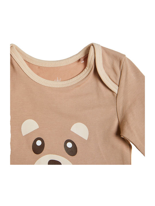 Tender Comforts Baby Bodysuit Set Long-Sleeved Multicolour 3pcs