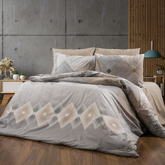 Dimcol Sheet Sets Queen 240x270cm. 603 Grey-mocha 4pcs