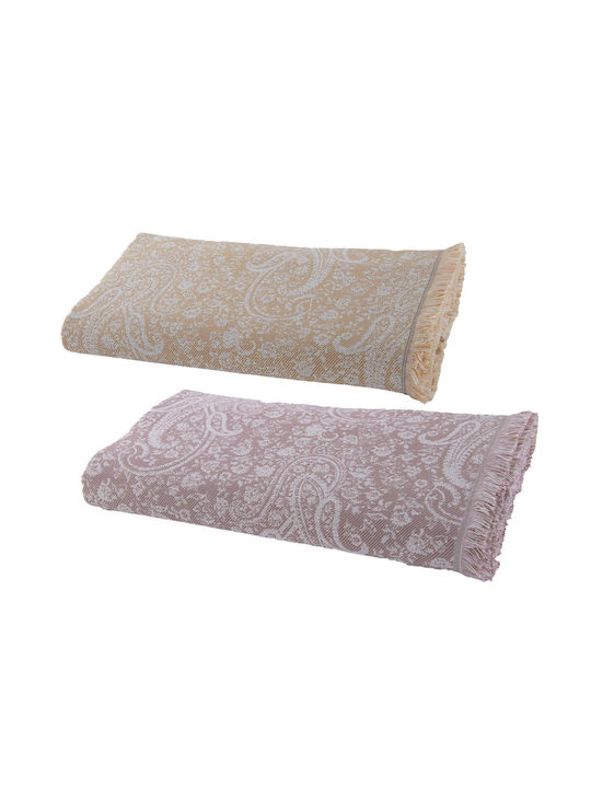 Nef-Nef Homeware Anais Cuvertură Pentru Canapea 3 Locuri Jacquard 170x300cm Galben