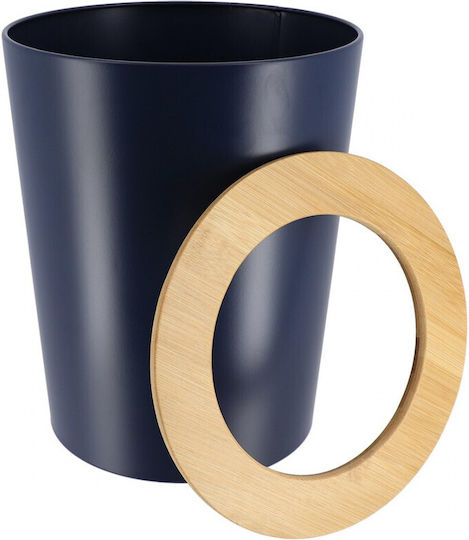 Atmosphera Ceramic Bathroom Basket 5lt Blue Atmosphera Ceramic Bathroom Basket 5lt Blue