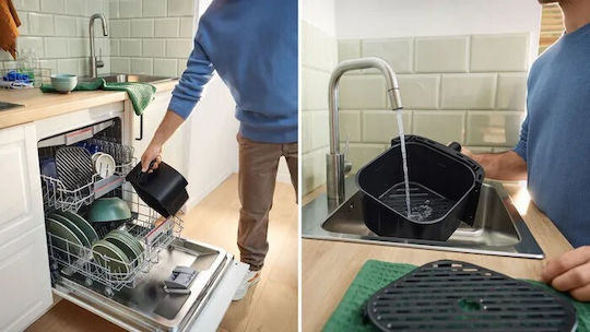 Bosch Air Fryer 6.1lt Μαύρο MAFS2462B
