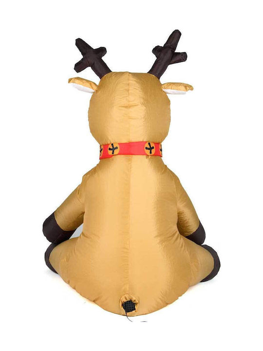 Bakaji Bakaji Inflatable Christmas Reindeer Large Height 120cm LED Lighting Outdoor