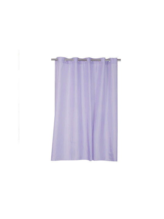 Nef-Nef Homeware Shower Κουρτίνα Μπάνιου Υφασμάτινη με Τρουκς 180x180cm Green