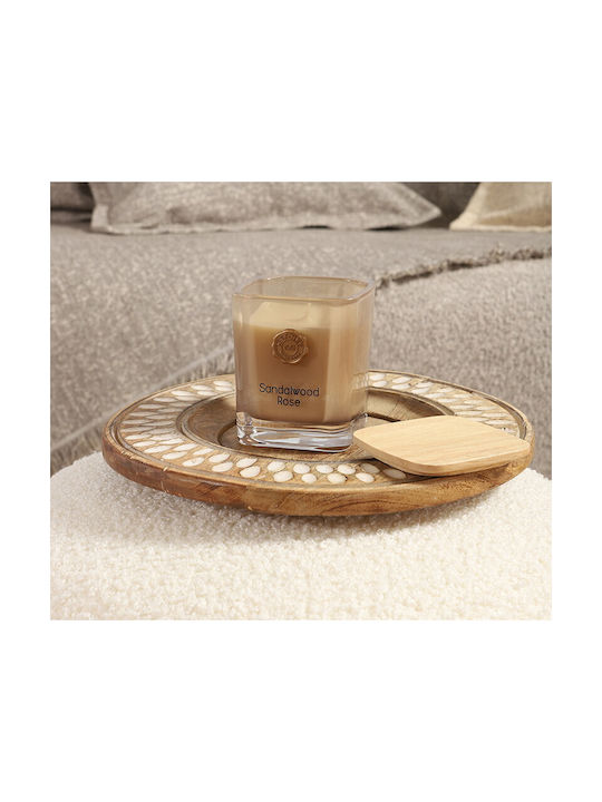 Duftkerze Sandelholz Rose 180g Rose Nef-nef Homeware