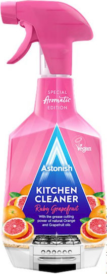 Astonish Kitchen Cleaner Spray Cleaner Grease with Fragrance Ruby Grapefruit 750ml 1pcs