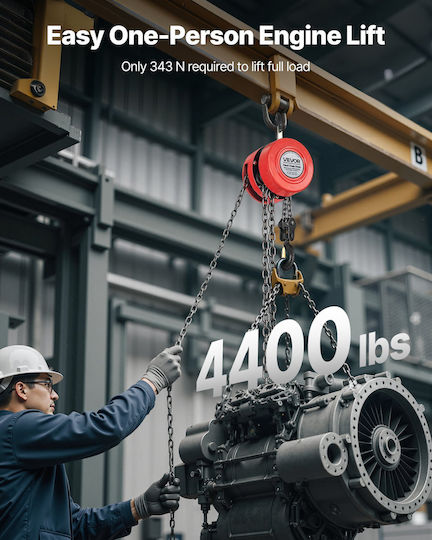 Vevor Lifting & Pulling Equipment in Rot Color