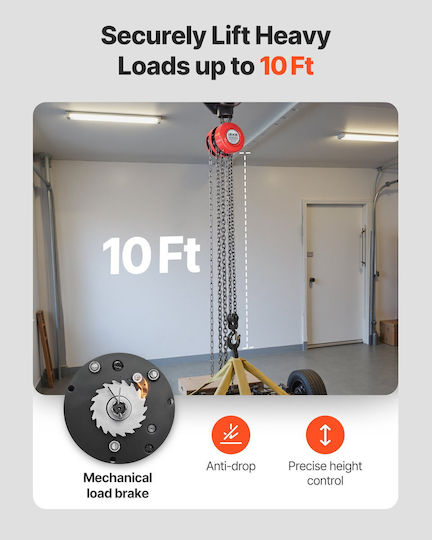 Vevor Lifting & Pulling Equipment in Rot Color