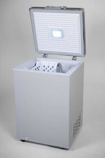 Morris Καταψύκτης Μπαούλο 93lt Silver