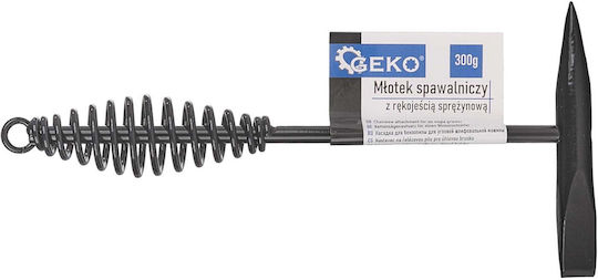 Welding Slag Removal Hammer Shock-Resistant Handle 300 G Geko G72237