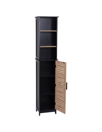 Atmosphera 9901763 Στήλη Μπάνιου Δαπέδου 35x26x173cm Μαύρη