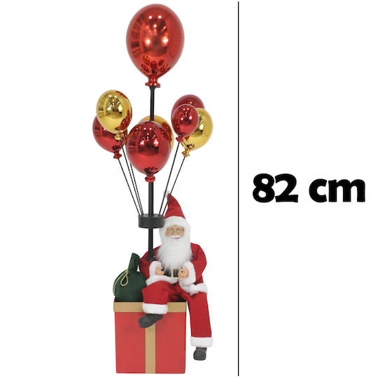 Dekorativer Weihnachtsmann Rot aus Kunststoff