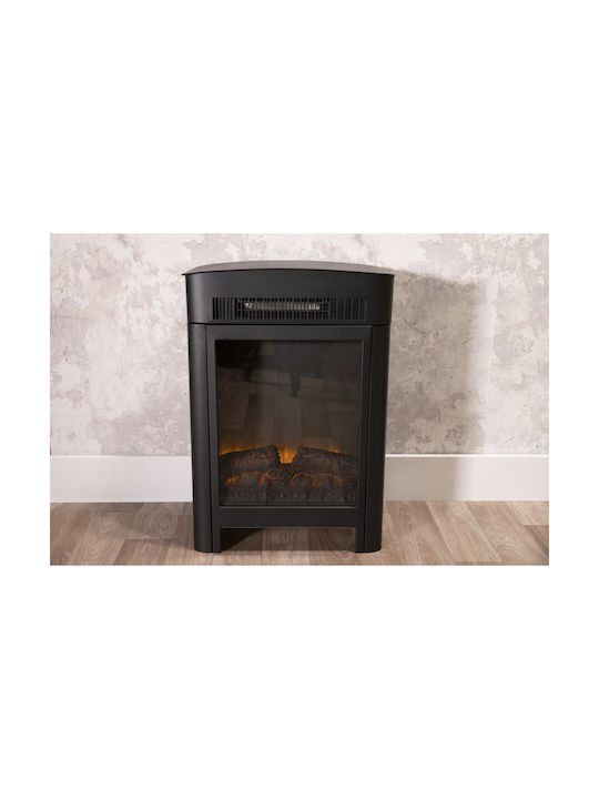 Alpina Appliances Luzern Floor Electric Fireplace 1800W 41x59cm Black