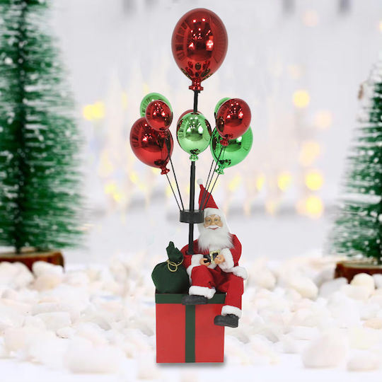 Dekorativer Weihnachtsmann Aufblasbarer Rot aus Kunststoff