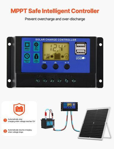 Vevor Ηλιακό Panel Φορτιστής 30W (ZJKXLDJG30WWQGYWF001Y3)
