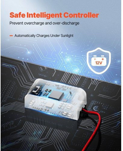 Vevor Vevor Solarbatterieladegerät 30W Panel Klappbar