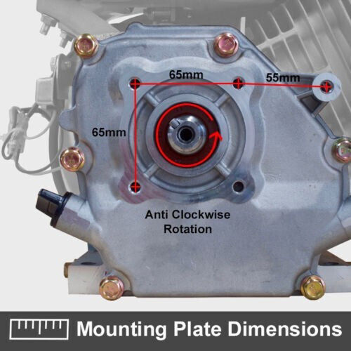 Motor pe benzină 208cc 7hp Maximă Rotații 3600rpm Ax Orizontal (Rezervor 0.6lt)