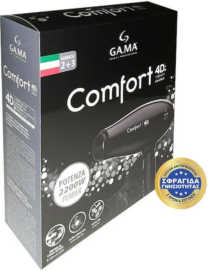 GA.MA Comfort 4D Profesional Uscător de Păr 2200W