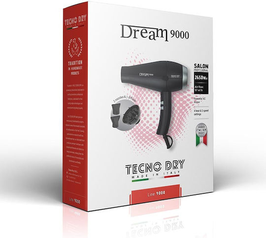 Tecno Dry Πιστολάκι Μαλλιών 2650W