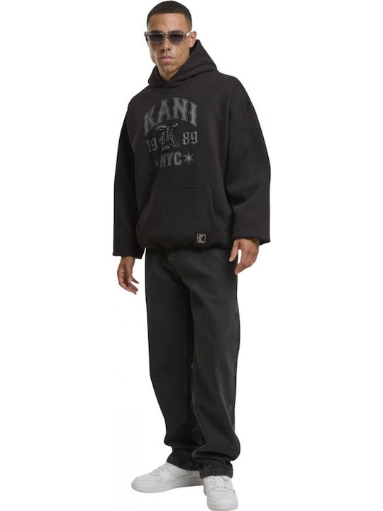 Sweatshirt with Hood Black