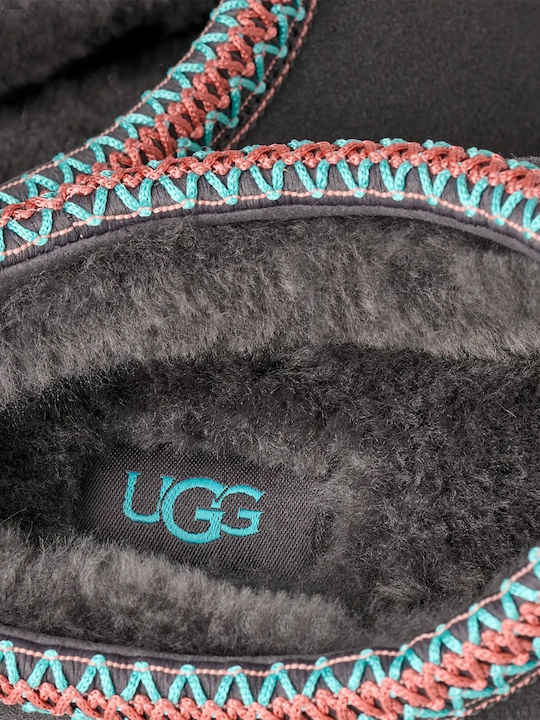 Tasman II Woolen Slippers for Women Grey Regular Fit