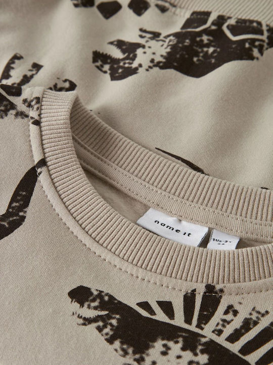 Kinder-Sweatshirt Beige