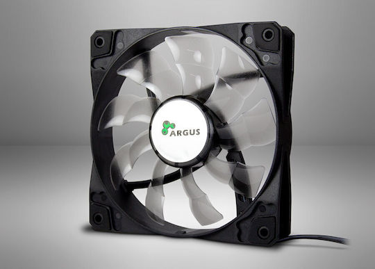 Inter-Tech Argus L-12025 Вентилатор За Кутия (1200 Оборота / 59.46 CFM) Без Светодиодно Осветление И Свързване 3-Pin / 4-Пинов Молекс