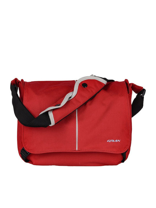 Addison 1301 Tasche Bote für Laptop 10.2" in Rot Farbe