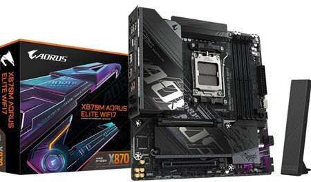 Gigabyte X870M AORUS ELITE WIFI7 Motherboard Micro ATX με AMD AM5 Socket