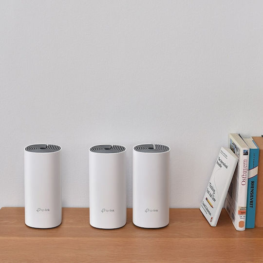 TP-LINK Deco E4 v2 Access Point with Mesh Wi‑Fi 5 Dual Band (2.4 & 5GHz) Triple Kit