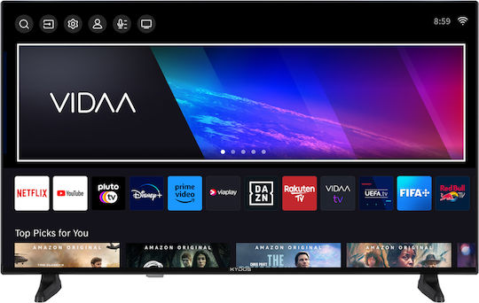 Kydos Смарт Телевизор 40" Full HD Direct LED K40VF22SD01V2 HDR (2025)