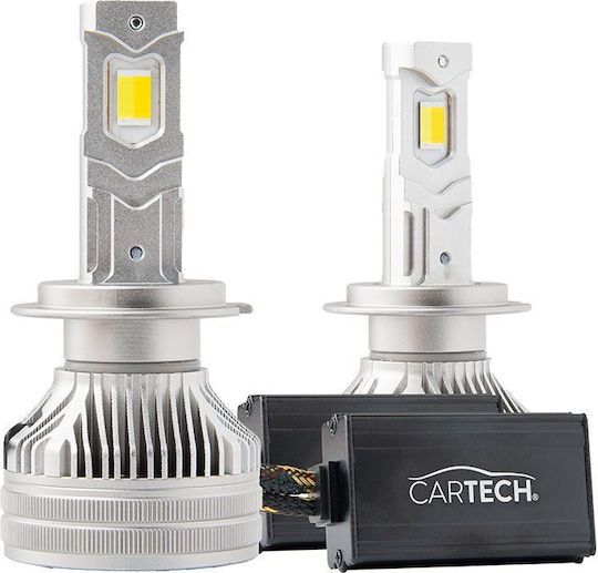 Cartech Lamps Car & Motorcycle H7 LED 6500K Cold White 160W 2pcs