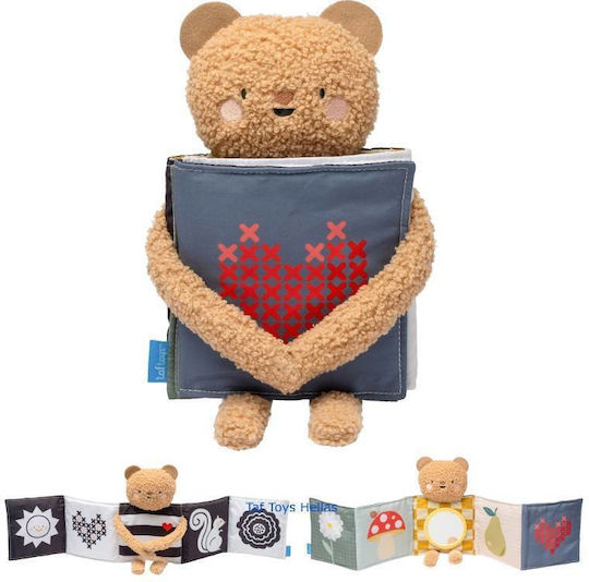 Taf Toys Snuggle Bear Fabric Activity Book for Newborns