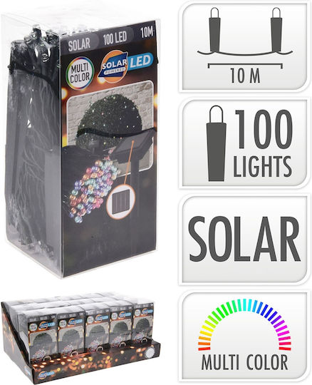 Lifetime Hanging Solar Light Garland with Photocell IP44