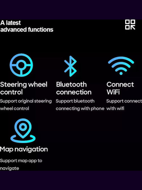 Car Audio System for Hyundai i10 2014-2020 (Bluetooth/USB/WiFi/GPS/Apple-Carplay/Android-Auto) with Touch Screen 9"