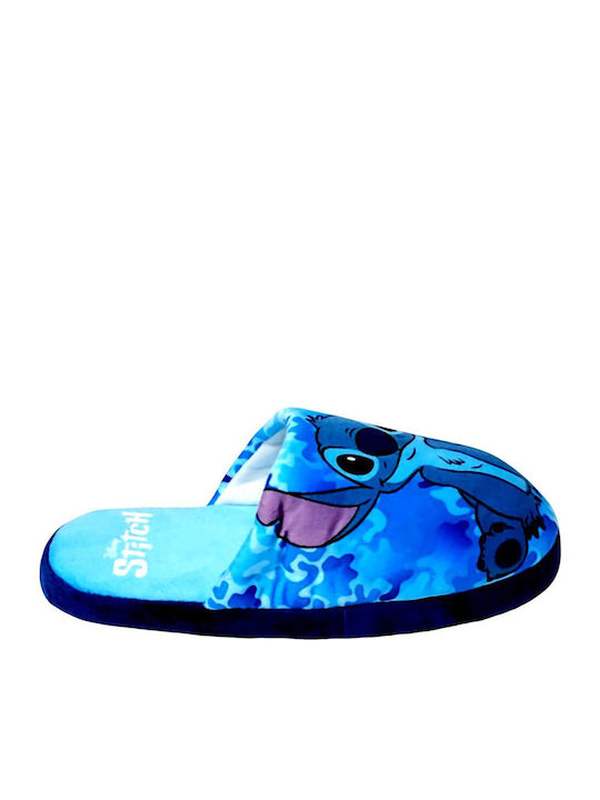 Kids Slippers Blue Stitch